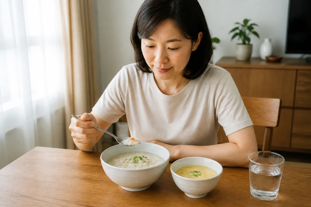 어금니 임플란트 후기 기록과 확인 과정을 보여주는 장면